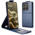 Motorola Edge (2026) Vertical Flip Case with Stand - Dark Blue