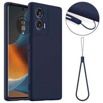 Motorola Edge 50 Fusion Liquid Silicone Case - MagSafe Compatible - Dark Blue