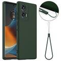 Motorola Edge 50 Fusion Liquid Silicone Case - MagSafe Compatible - Dark Green
