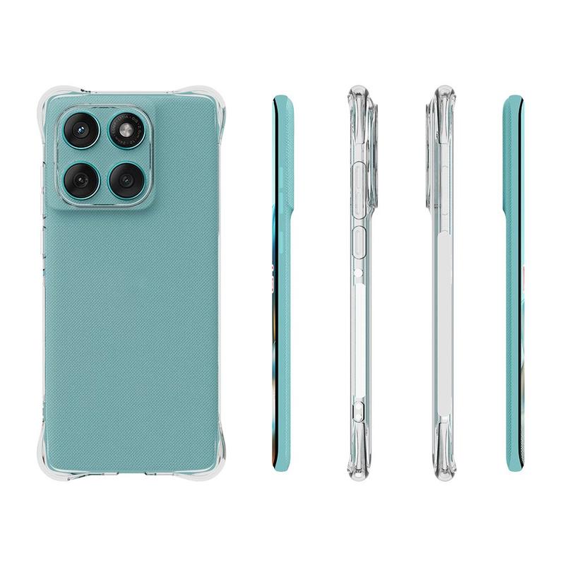 PaletteShield TPU Case + Tempered Glass For Motorola Edge 5G UW 2022/2023/2024 – Clear/Eagles