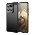 Motorola Edge 60 Pro/Edge (2025) Brushed TPU Case - Carbon Fiber - Black