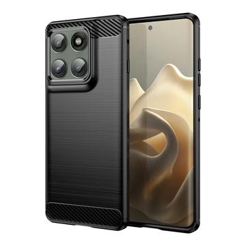 Motorola Edge 60 Pro/Edge (2025) Brushed TPU Case - Carbon Fiber - Black