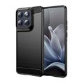 Motorola Edge 70 Brushed TPU Case - Carbon Fiber - Black