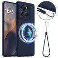 Motorola Edge 70 Liquid Silicone Case - MagSafe Compatible - Dark Blue