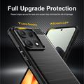 Motorola Edge 70 Max/Lenovo Legion Y70 (2026) Brushed TPU Case - Carbon Fiber