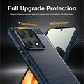 Motorola Edge 70 Max/Lenovo Legion Y70 (2026) Brushed TPU Case - Carbon Fiber - Blue