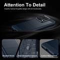 Motorola Edge 70 Max/Lenovo Legion Y70 (2026) Brushed TPU Case - Carbon Fiber - Blue