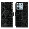 Motorola Edge 70 Max Crocodile Series Wallet Leather Case with RFID