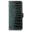 Motorola Edge 70 Max Crocodile Series Wallet Leather Case with RFID - Green