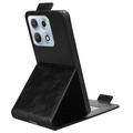 Motorola Edge 70 Max Vertical Flip Case with Stand - Black