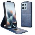 Motorola Edge 70 Max Vertical Flip Case with Stand - Dark Blue
