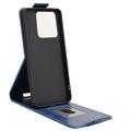 Motorola Edge 70 Max Vertical Flip Case with Stand - Dark Blue