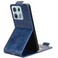 Motorola Edge 70 Max Vertical Flip Case with Stand - Dark Blue