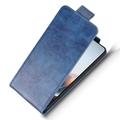 Motorola Edge 70 Max Vertical Flip Case with Stand - Dark Blue