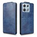 Motorola Edge 70 Max Vertical Flip Case with Stand - Dark Blue