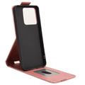 Motorola Edge 70 Max Vertical Flip Case with Stand - Rose Gold