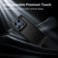 Motorola Edge 70 Pro Brushed TPU Case - Carbon Fiber - Black