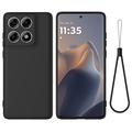 Motorola Edge 70 Pro Liquid Silicone Case with Hand Strap