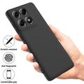 Motorola Edge 70 Pro Liquid Silicone Case with Hand Strap - Black