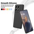 Motorola Edge 70 Pro Liquid Silicone Case with Hand Strap - Black