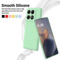 Motorola Edge 70 Pro Liquid Silicone Case with Hand Strap - Green