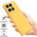 Motorola Edge 70 Pro Liquid Silicone Case with Hand Strap - Yellow