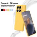 Motorola Edge 70 Pro Liquid Silicone Case with Hand Strap - Yellow
