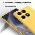 Motorola Edge 70 Pro Liquid Silicone Case with Hand Strap - Yellow