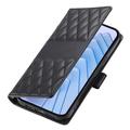 Motorola Edge 70 Pro Luxury Quilted Wallet Case - Black