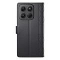 Motorola Edge 70 Pro Luxury Quilted Wallet Case - Black