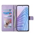 Motorola Edge 70 Pro Luxury Quilted Wallet Case - Purple