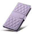 Motorola Edge 70 Pro Luxury Quilted Wallet Case - Purple