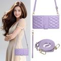 Motorola Edge 70 Pro Luxury Quilted Wallet Case - Purple