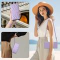 Motorola Edge 70 Pro Luxury Quilted Wallet Case - Purple