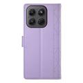 Motorola Edge 70 Pro Luxury Quilted Wallet Case - Purple