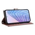 Motorola Edge 70 Pro Luxury Quilted Wallet Case - Rose Gold