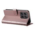 Motorola Edge 70 Pro Luxury Quilted Wallet Case - Rose Gold