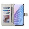 Motorola Edge 70 Pro Luxury Quilted Wallet Case - Beige