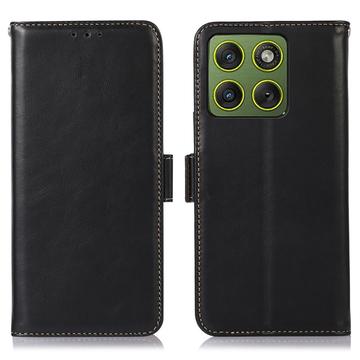 Motorola Edge 70 Wallet Leather Case with RFID - Black
