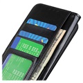 Motorola Moto E32 Wallet Case with Magnetic Closure - Black