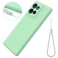 Motorola Moto G (2026), Moto G Play (2026) Liquid Silicone Case with Hand Strap - Green