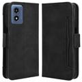 Motorola Moto G Play (2024) Cardholder Series Wallet Case - Black