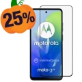 Motorola Moto G04 Full Cover Tempered Glass Screen Protector - Black Edge