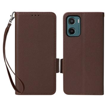 Motorola Moto G05/E15 Wallet Case with Magnetic Closure