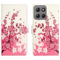 Motorola Moto G15/G15 Power Style Series Wallet Case - Pink Flowers