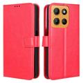 Motorola Moto G15/G15 Power Wallet Case with Magnetic Closure - Red
