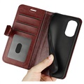 Motorola Moto G31/G41 Wallet Case with Magnetic Closure - Brown