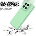Motorola Moto G37/G37 Power/G47 Liquid Silicone Case with Hand Strap - Green