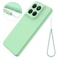Motorola Moto G37/G37 Power/G47 Liquid Silicone Case with Hand Strap - Green