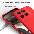 Motorola Moto G37/G37 Power/G47 Liquid Silicone Case with Hand Strap - Red